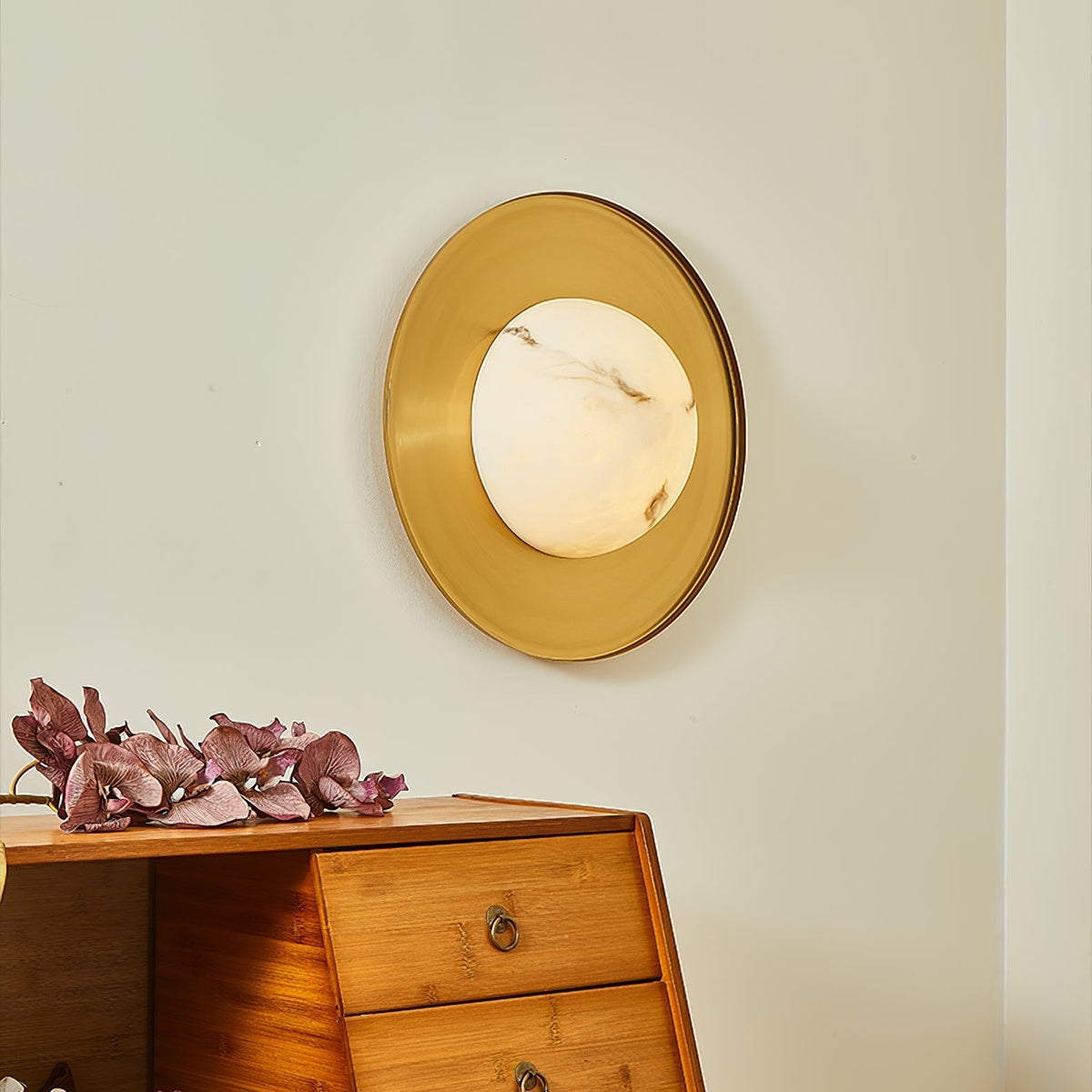 Evareth modern minimalistisk molnformad glasvägglampa
