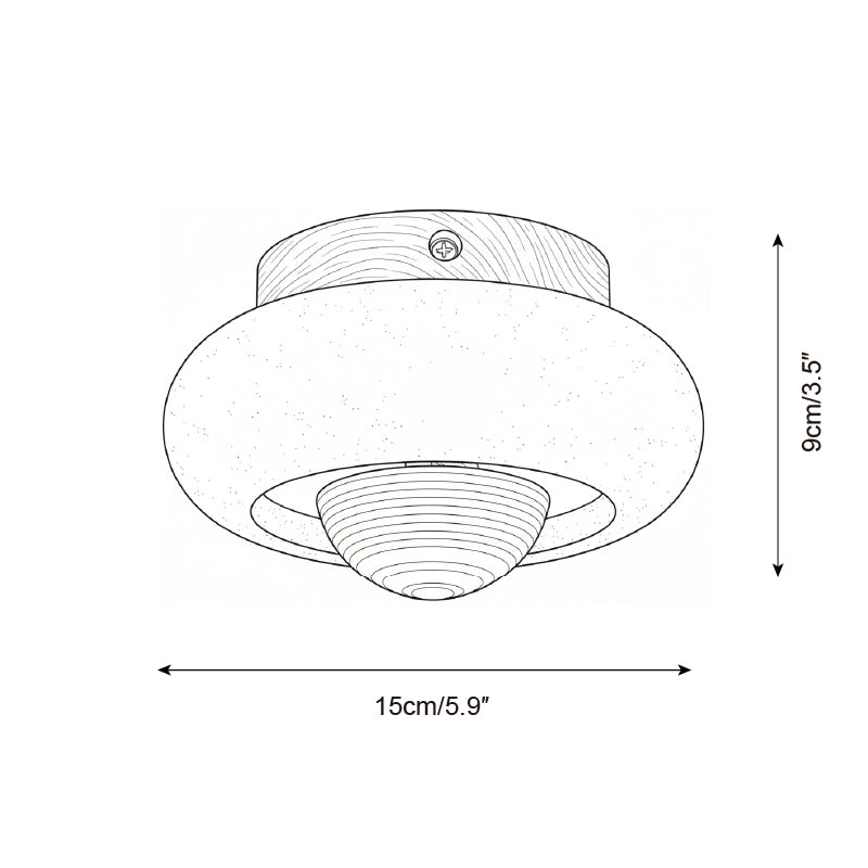 Calelaine Flush Mount Ceiling Lamp