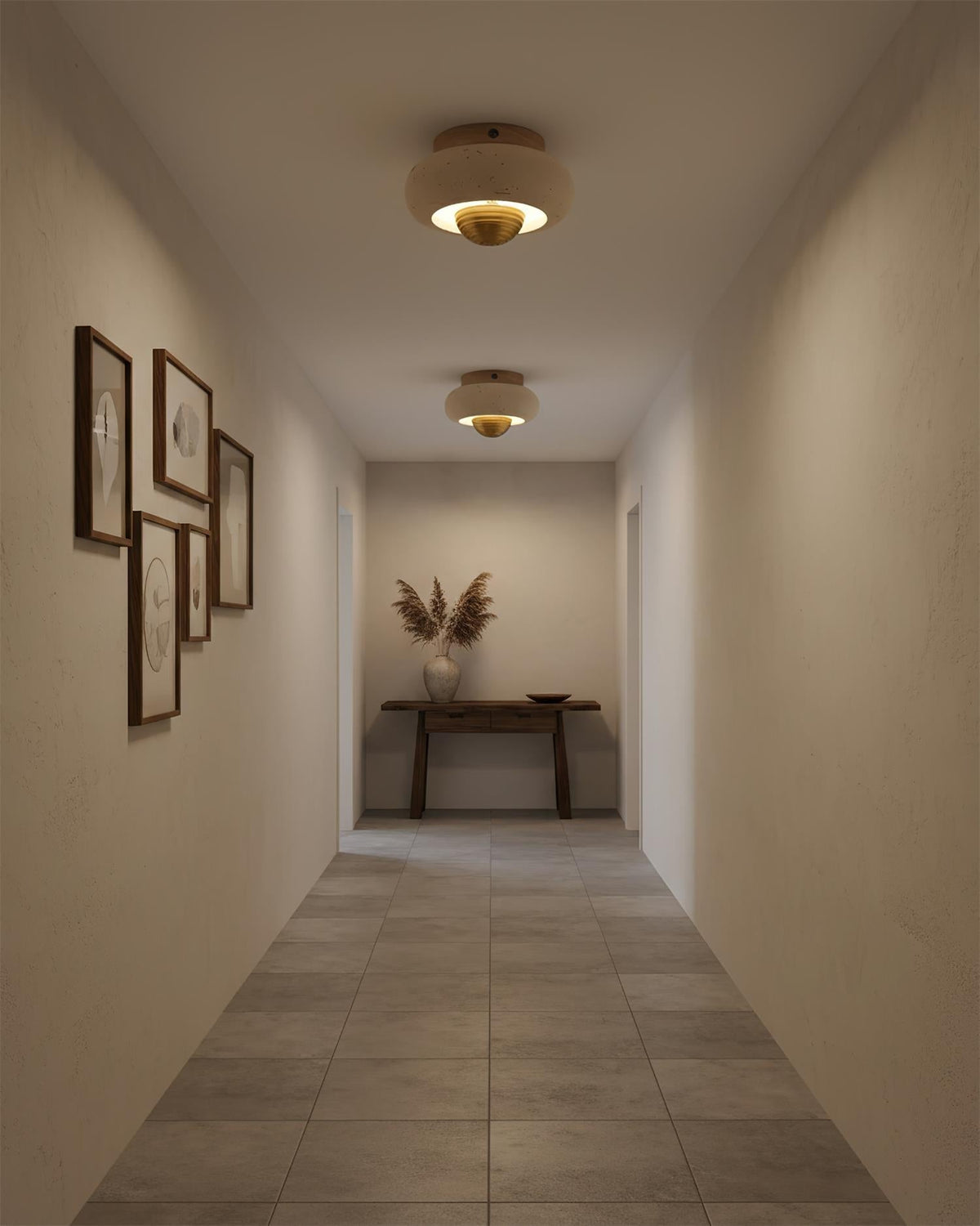 Calelaine Flush Mount Ceiling Lamp