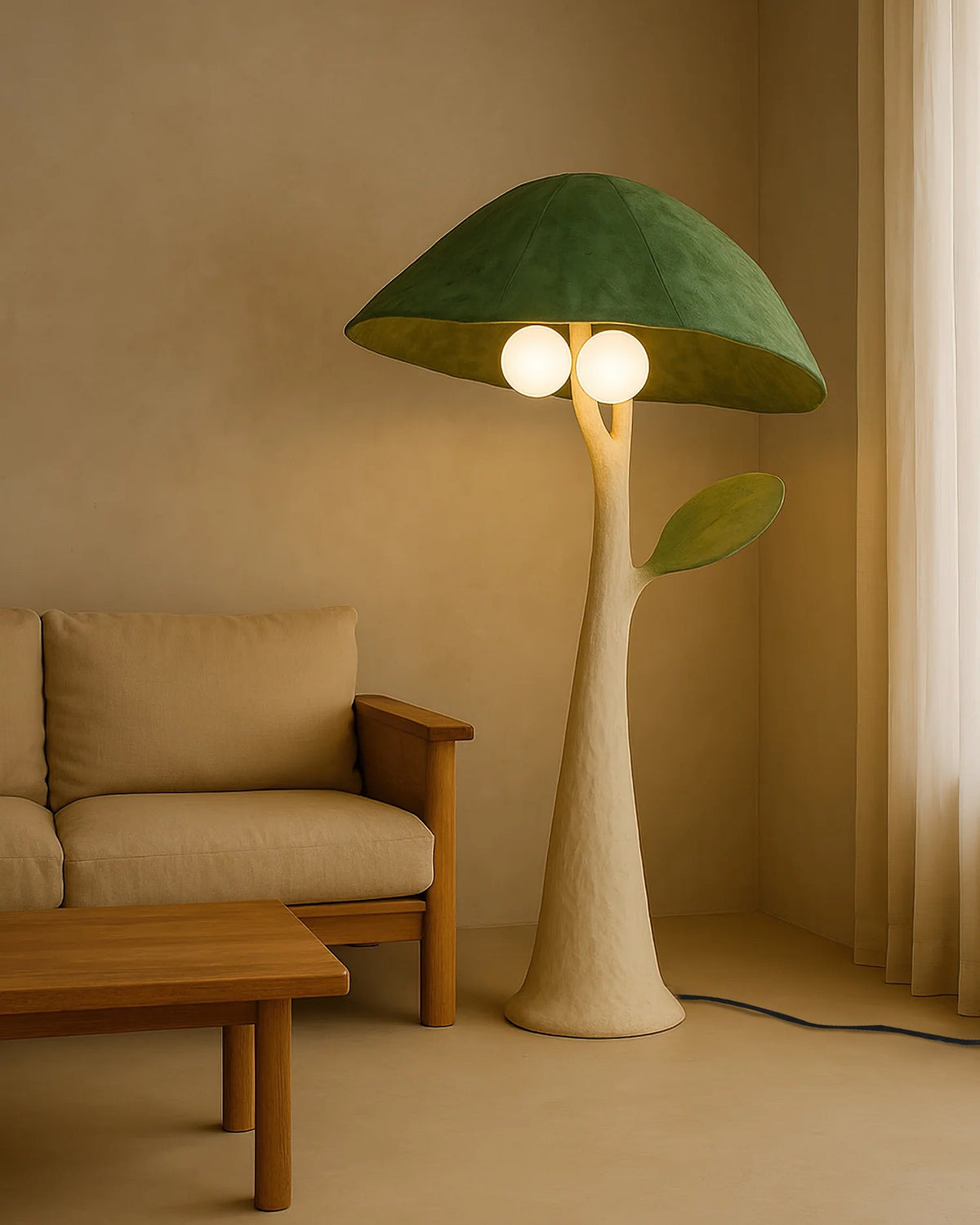 Soloma gulvlampe
