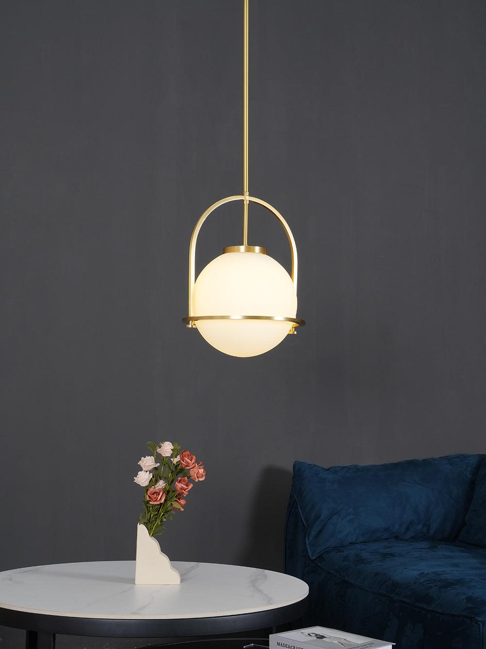 Brandonis moderne pendellampe i glas