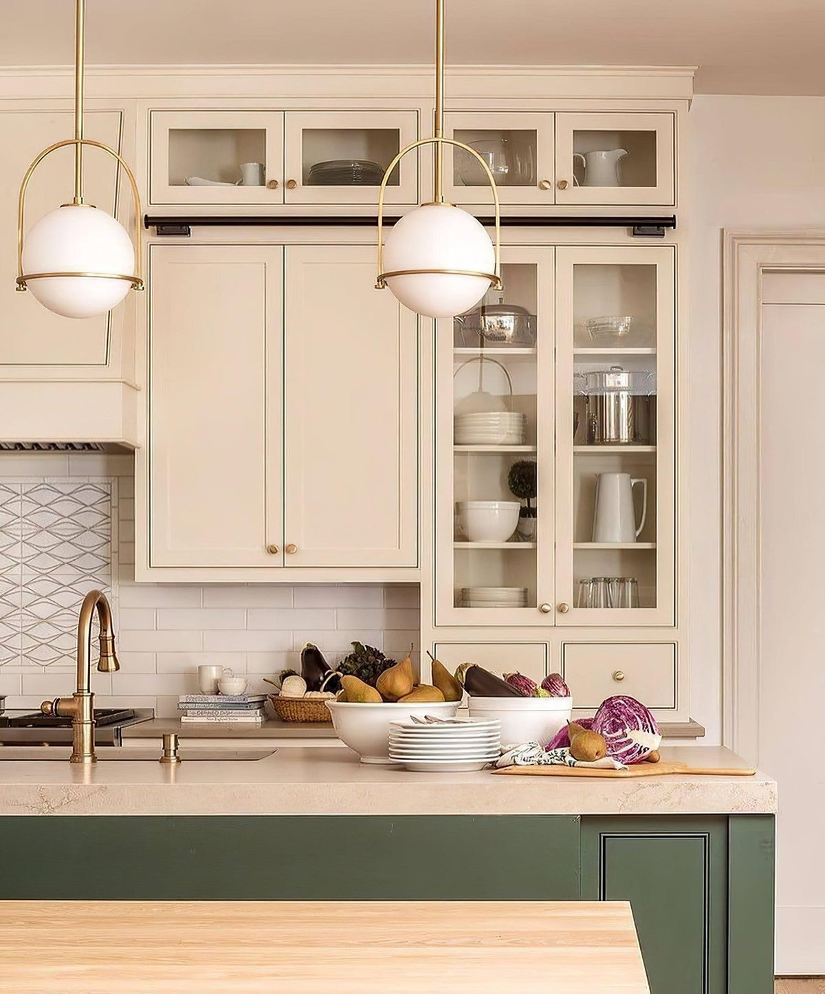 Brandonis moderne pendellampe i glas