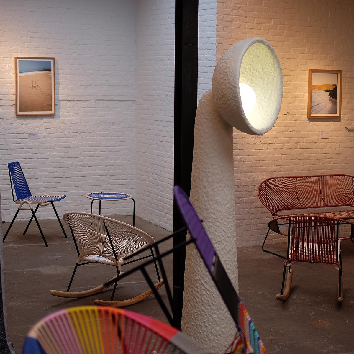 Arliris bordlampe i beton