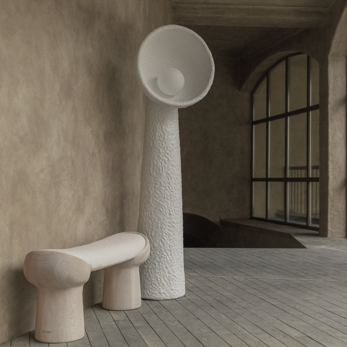 Arliris bordlampe i beton