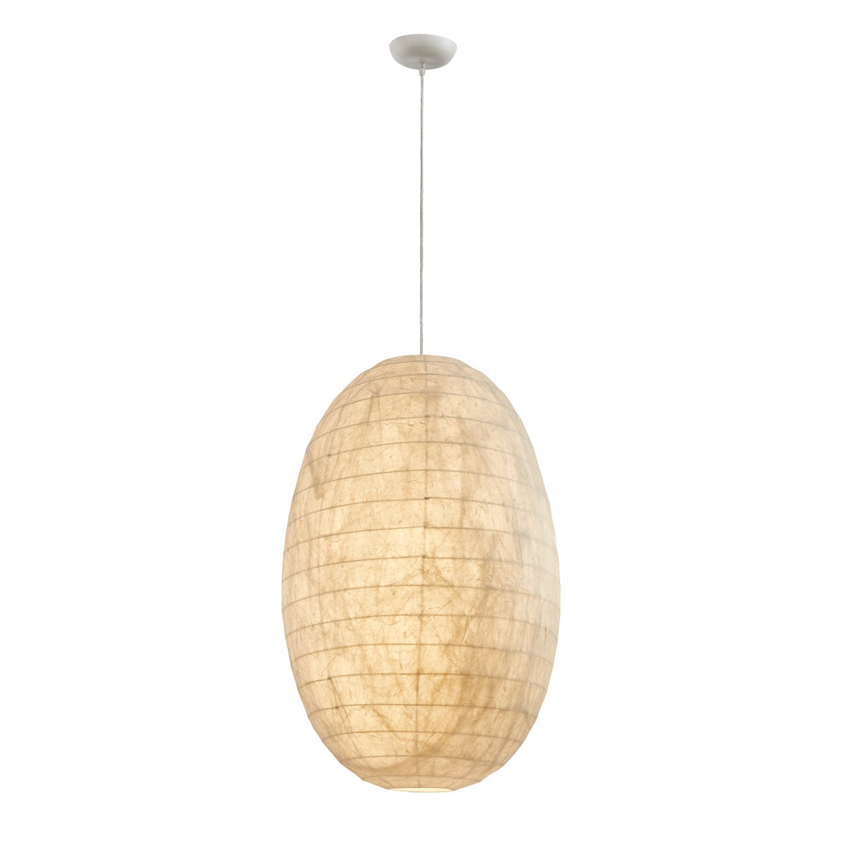 Cove retro-pendellampe i silke
