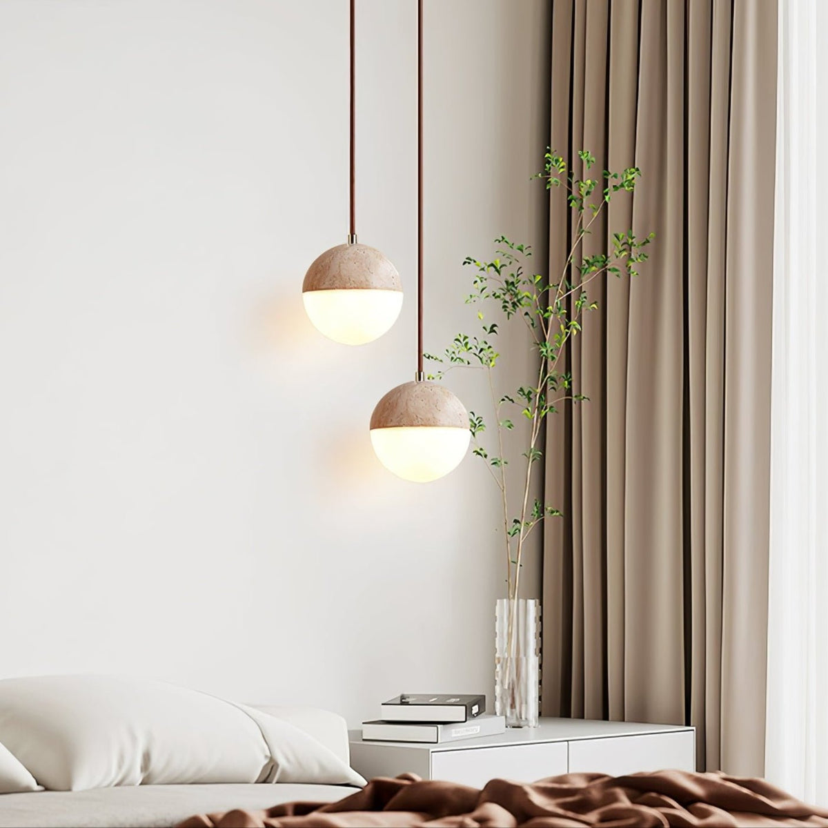 Vendrick Travertine -riippuvalaisin