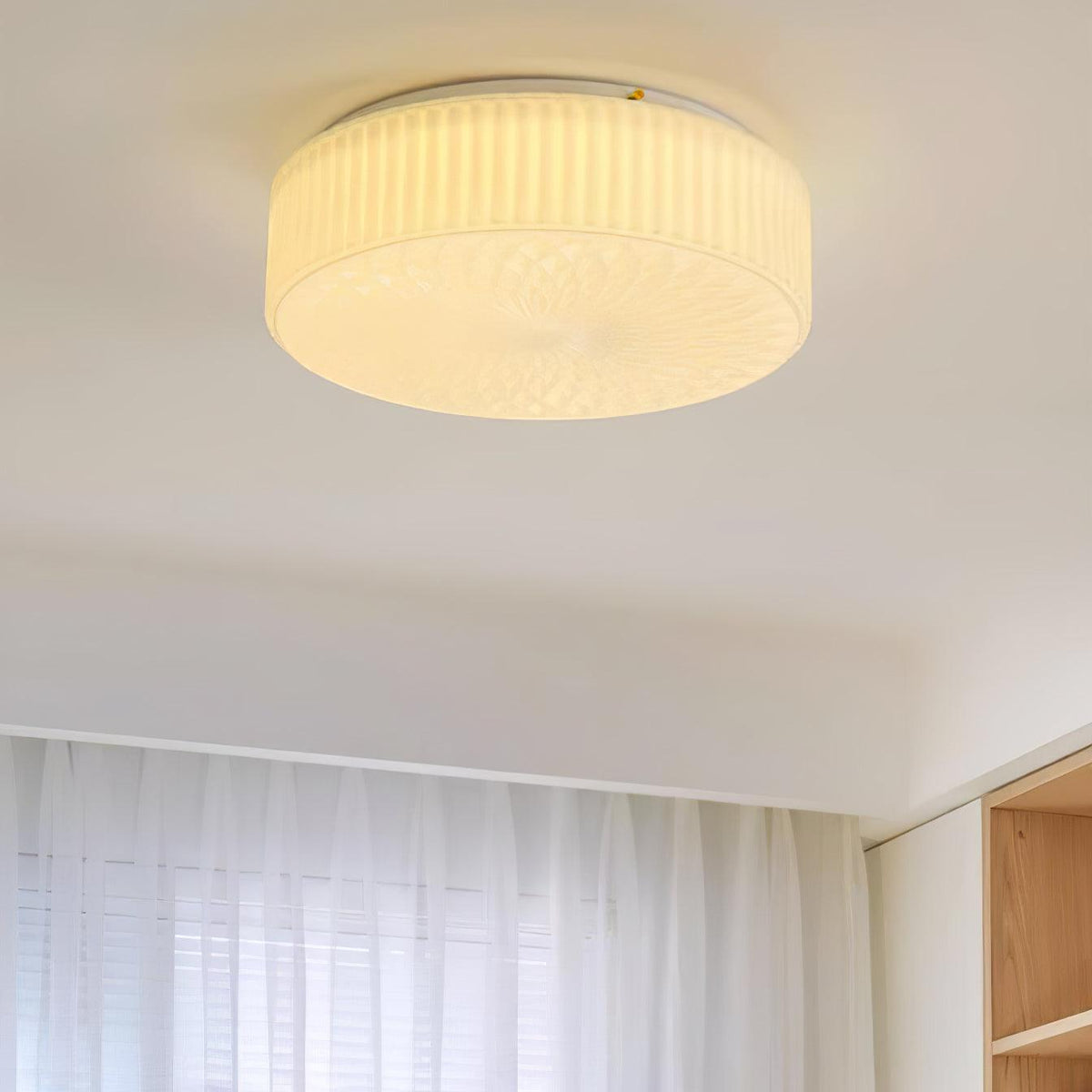 Ale loftslampe i nordisk kunstglas