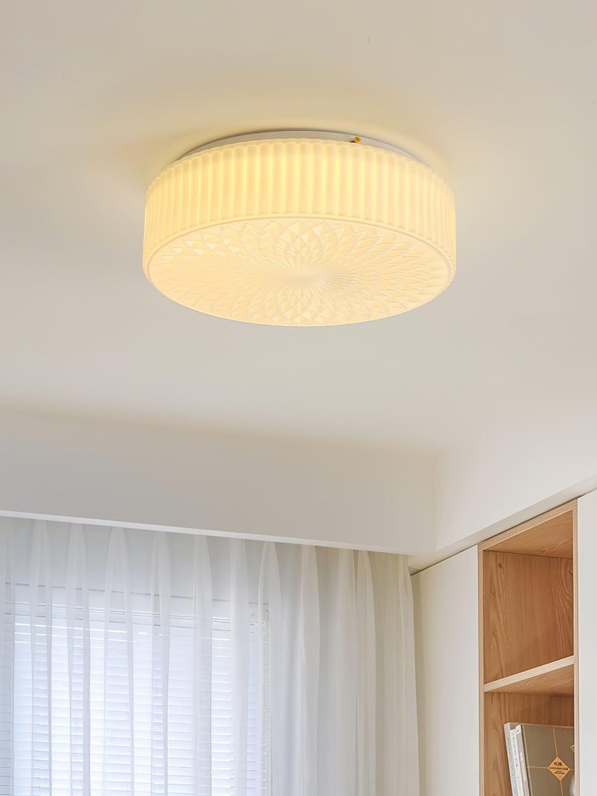 Ale loftslampe i nordisk kunstglas