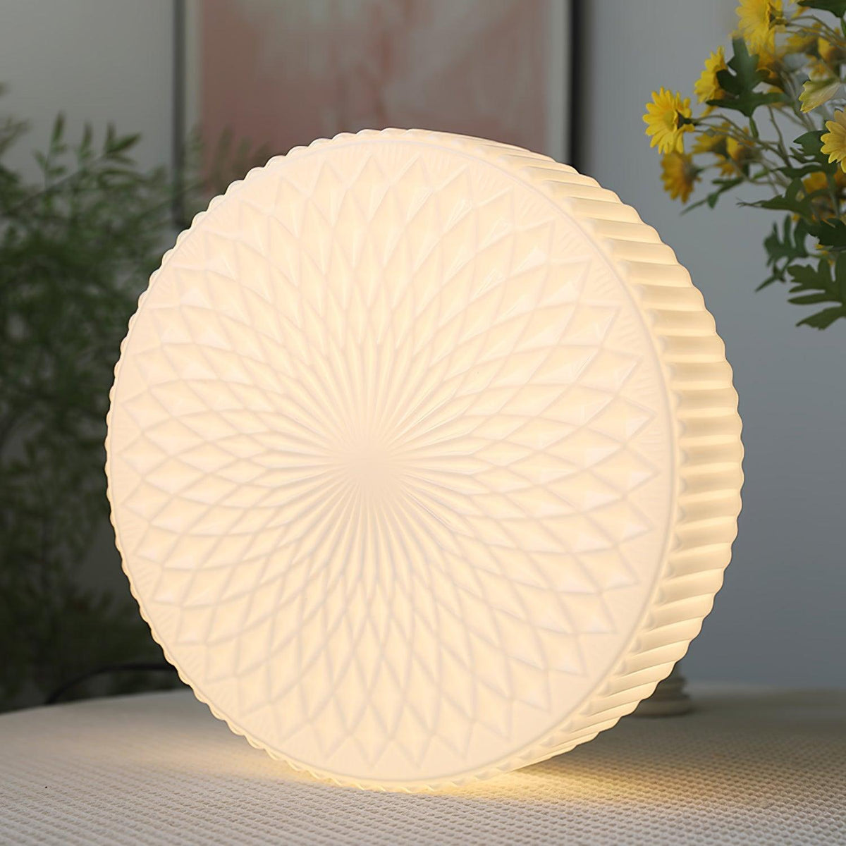 Ale loftslampe i nordisk kunstglas