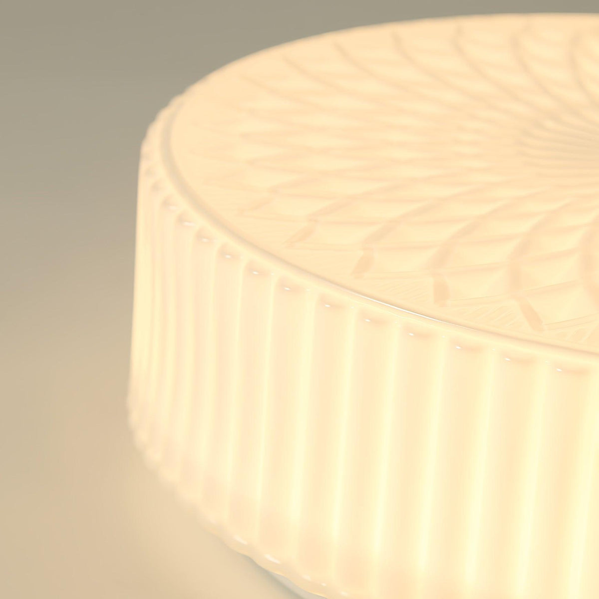 Ale loftslampe i nordisk kunstglas