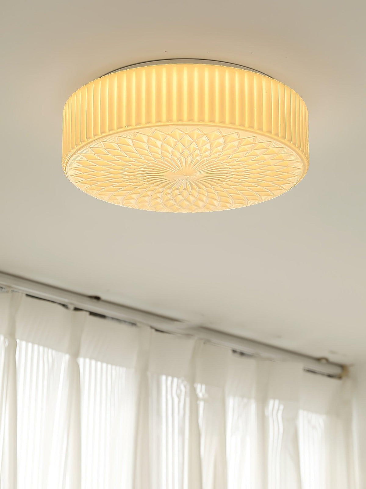 Ale loftslampe i nordisk kunstglas