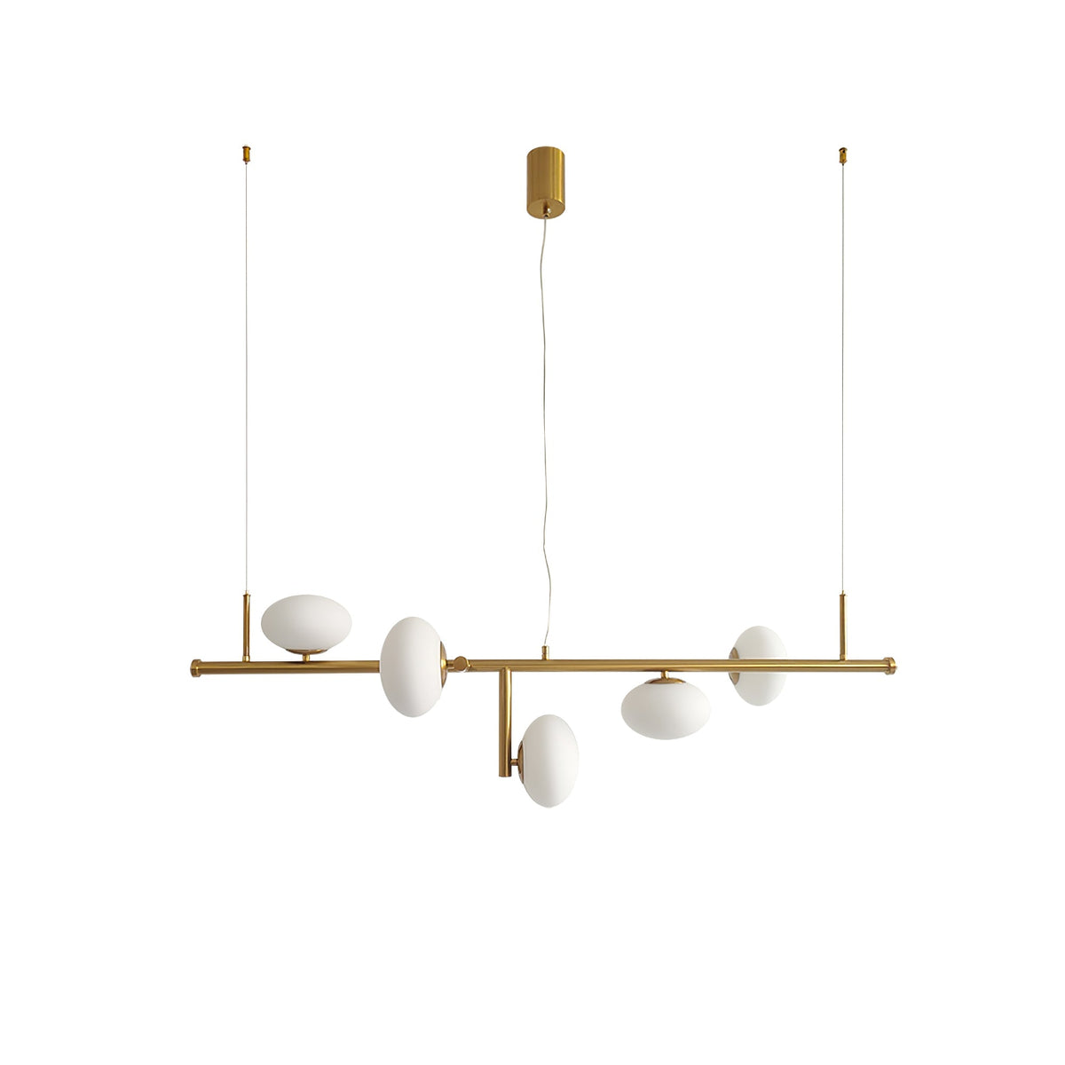 Balance moderne lysekrone i glas