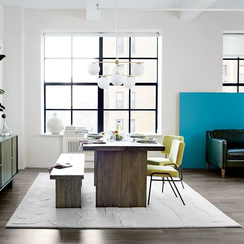 Casoella moderne Sphere & Stem-lysekrone i guldfarve med LED