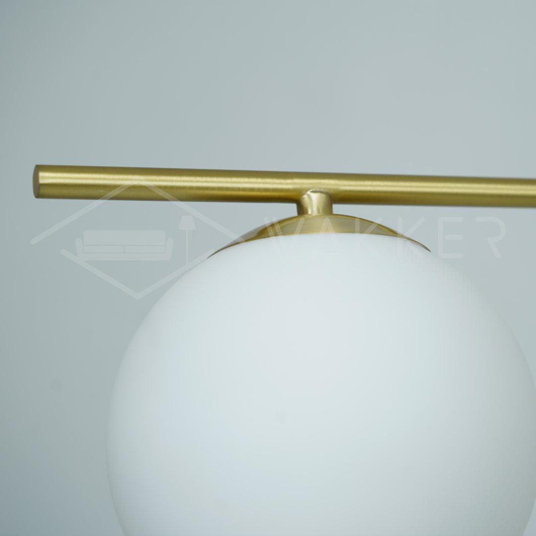 Casoella moderne Sphere & Stem-lysekrone i guldfarve med LED