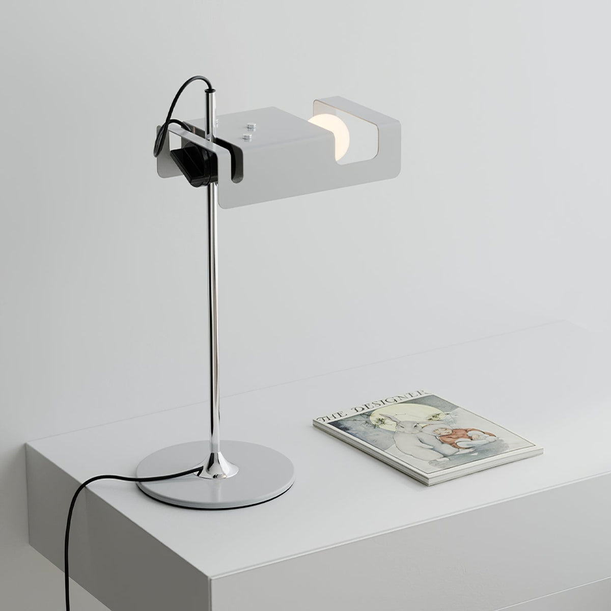 Candeeiro de mesa futurista Lumousin