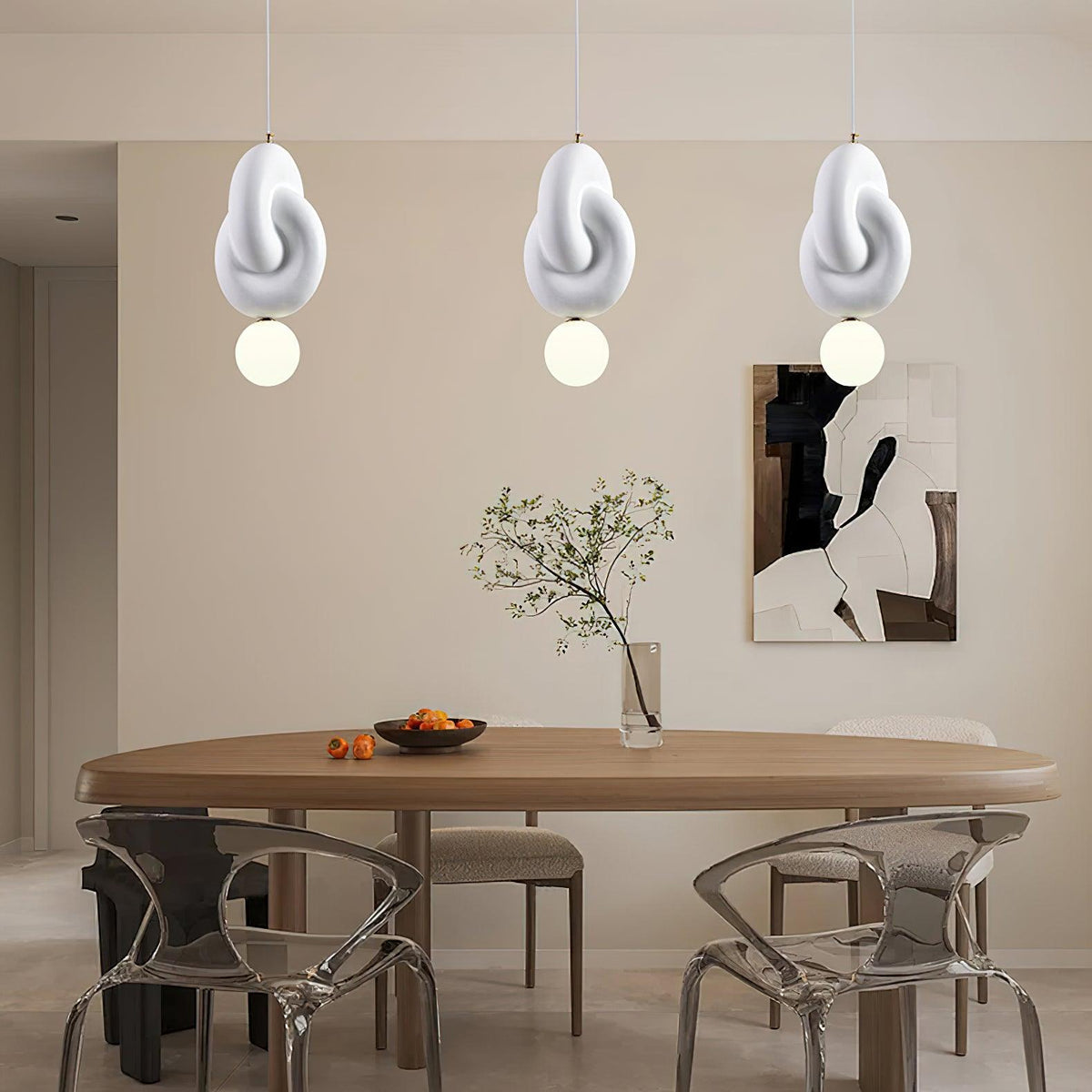 Tyev individuel kreativ resinlampe