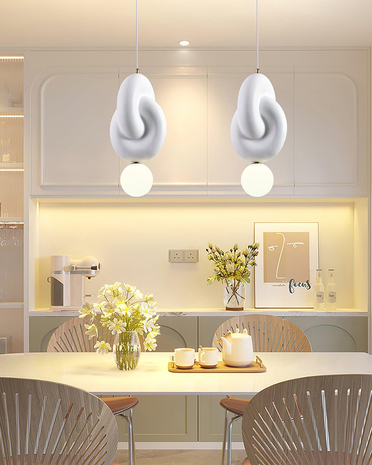 Tyev individuel kreativ resinlampe