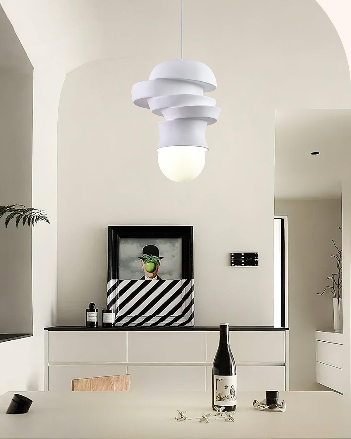 Tyev individuel kreativ resinlampe