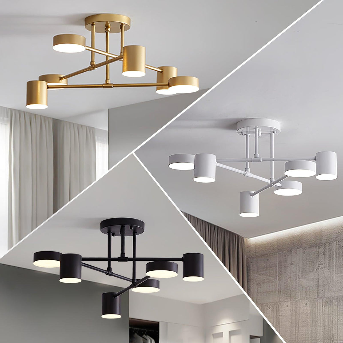 Sputnik-loftslampe