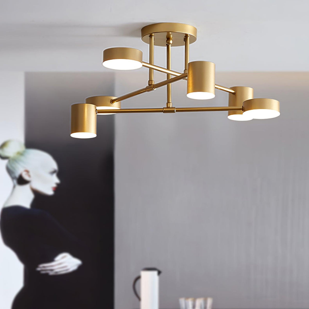 Sputnik-loftslampe