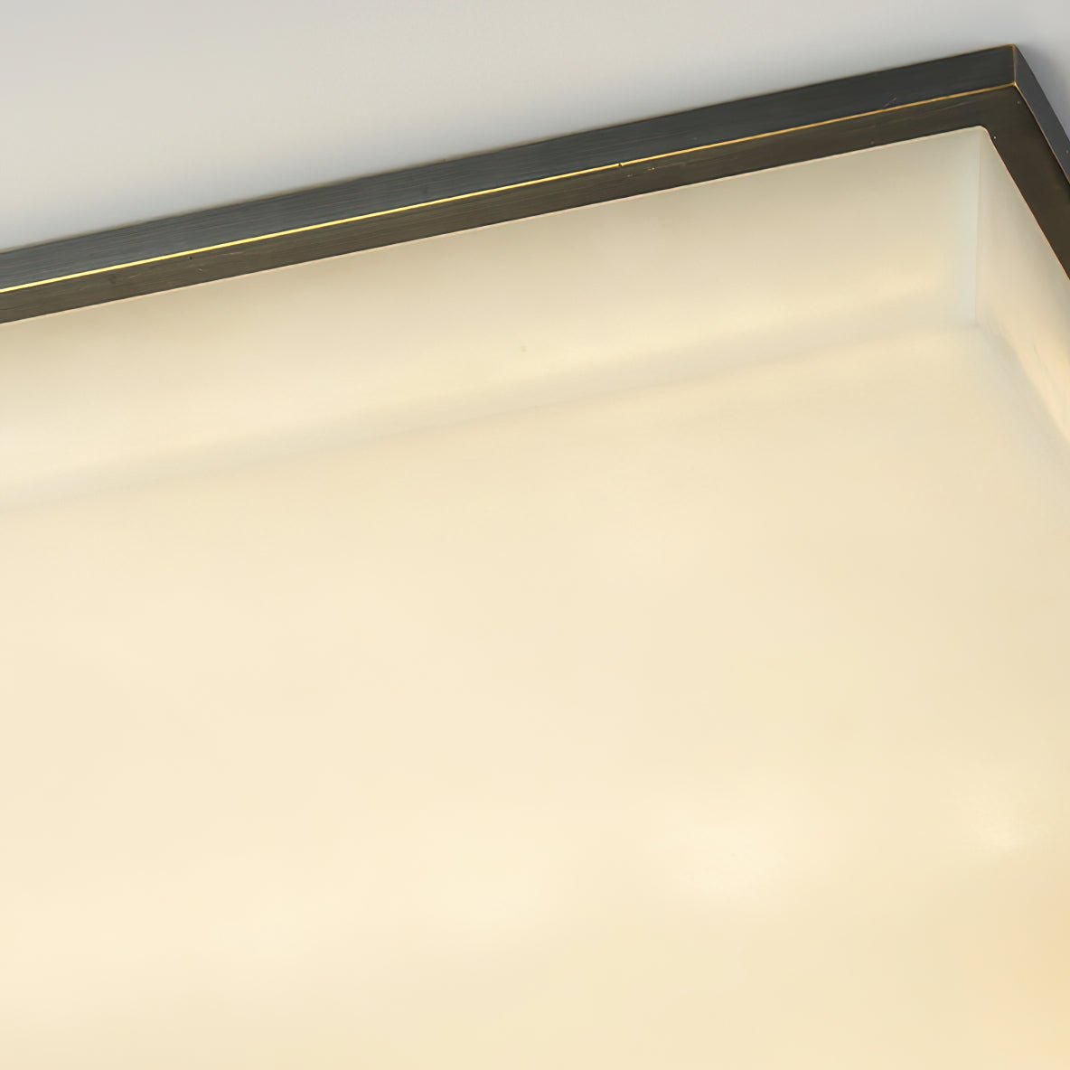 Candeeiro de teto Kevenq minimalista em alabastro