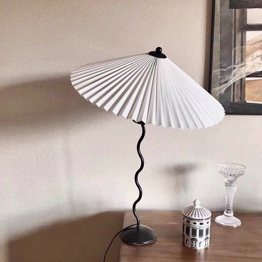 Candeeiro de mesa de tecido Vioro