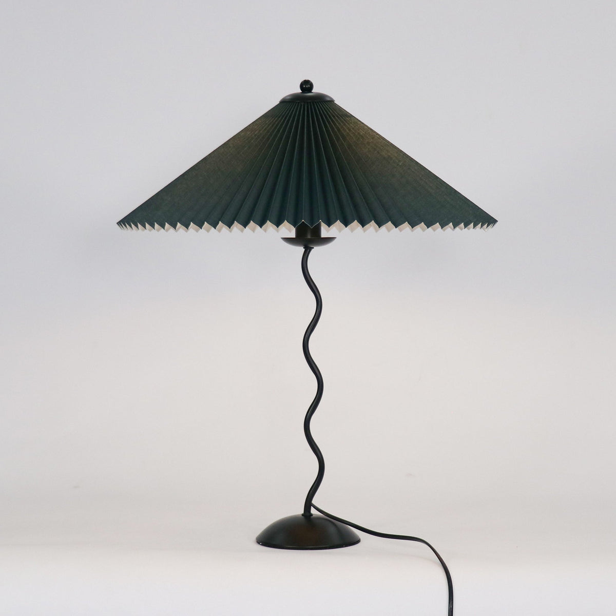 Candeeiro de mesa de tecido Vioro