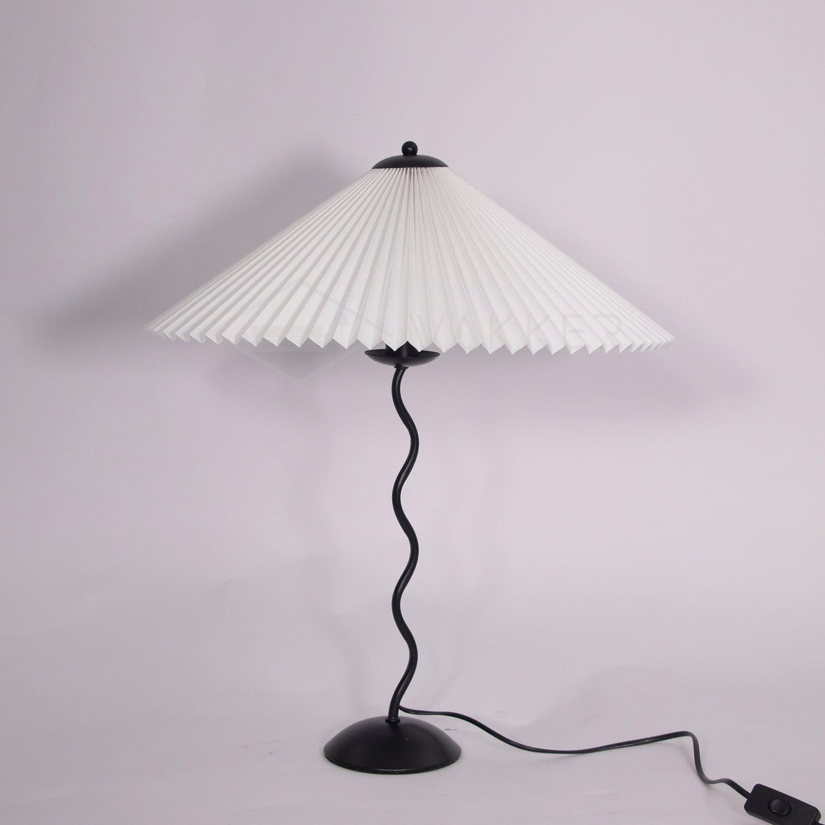 Candeeiro de mesa de tecido Vioro