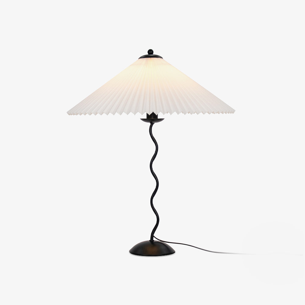 Candeeiro de mesa de tecido Vioro