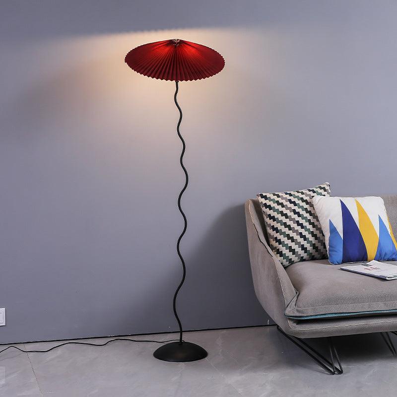 Lioraven minimalistisk gulvlampe i stof