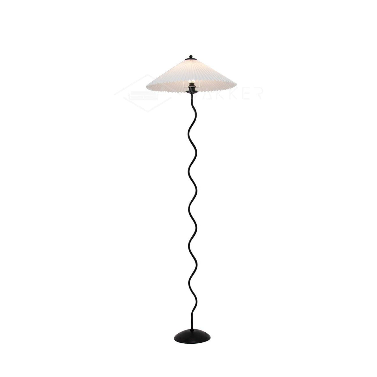 Lioraven minimalistisk gulvlampe i stof
