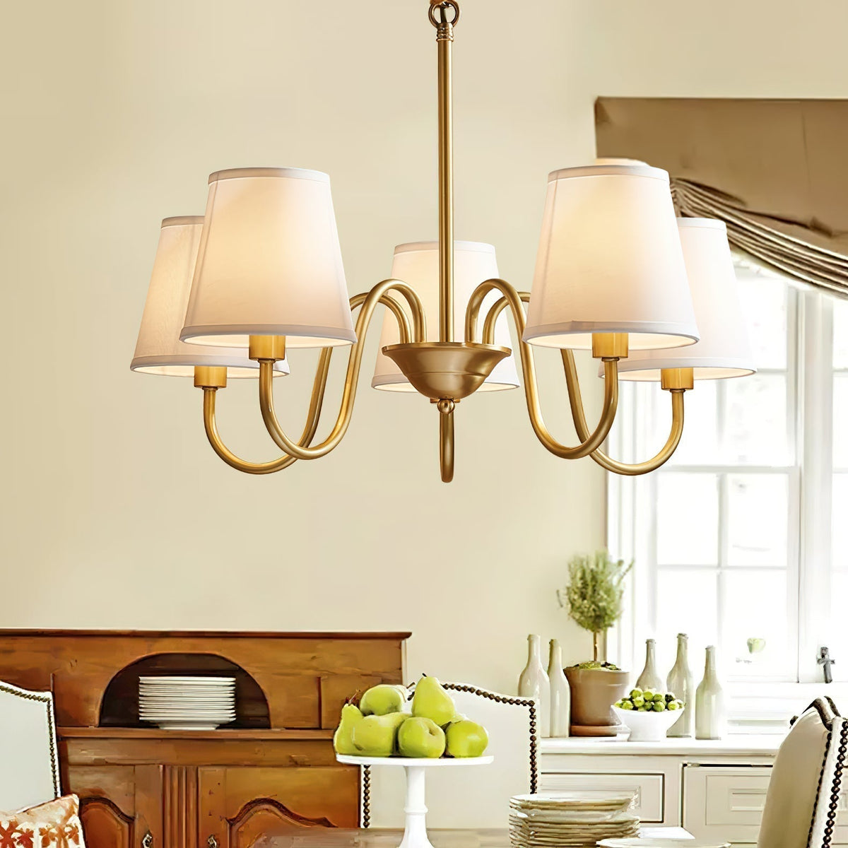 Candelabro tradicional de tecido Stacey Dalen