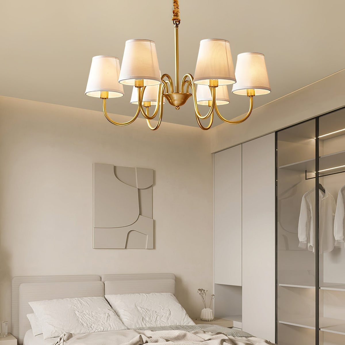 Candelabro tradicional de tecido Stacey Dalen