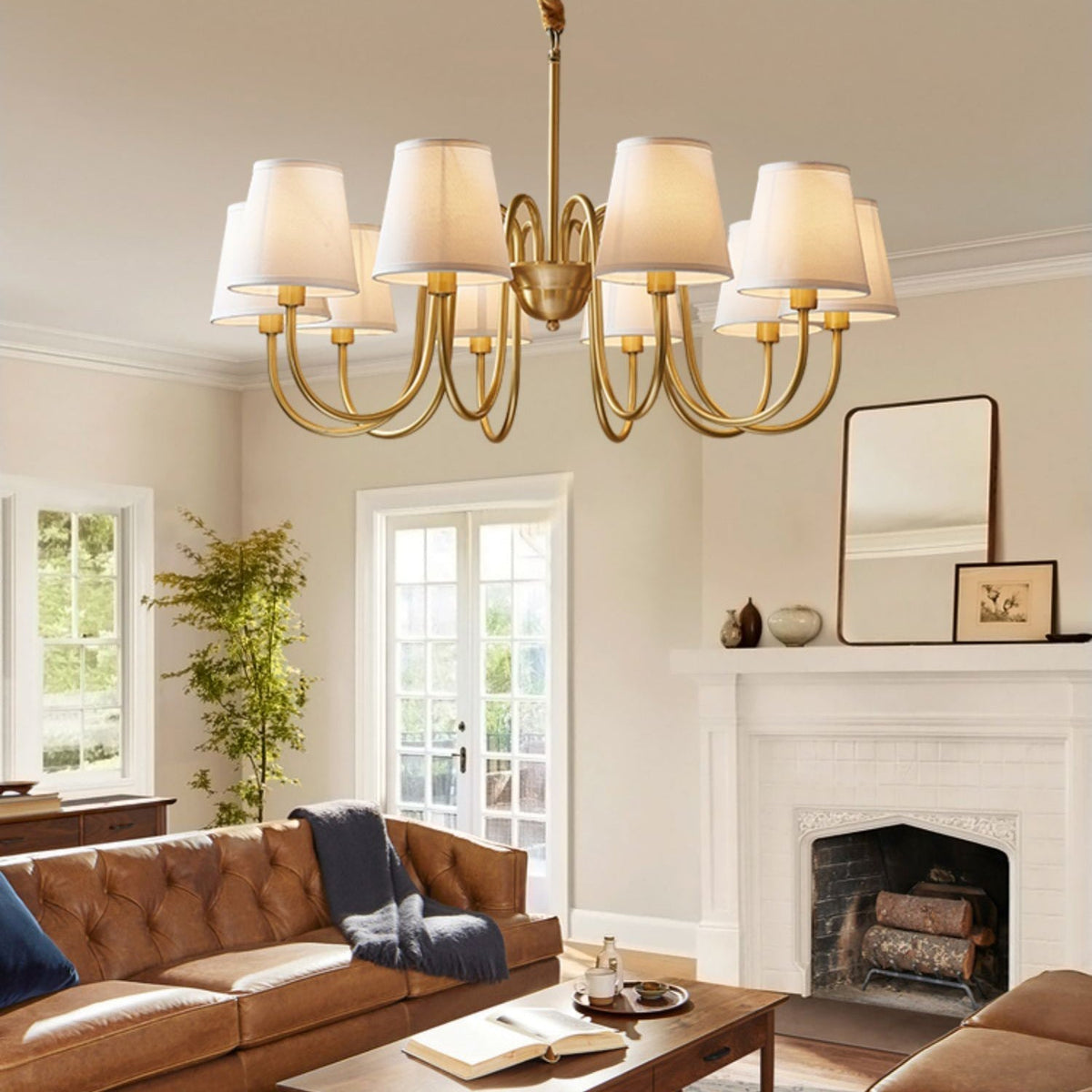 Candelabro tradicional de tecido Stacey Dalen