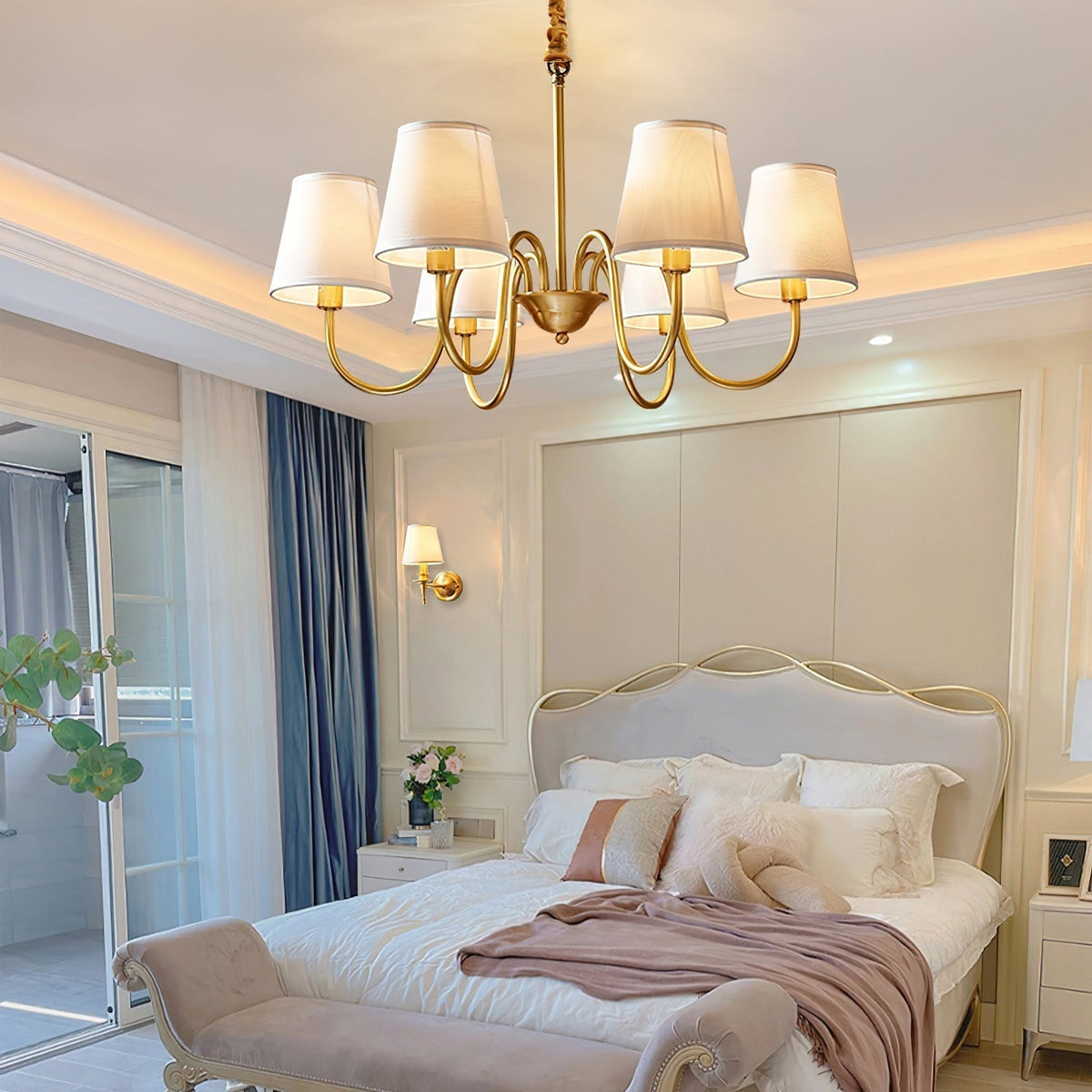 Candelabro tradicional de tecido Stacey Dalen