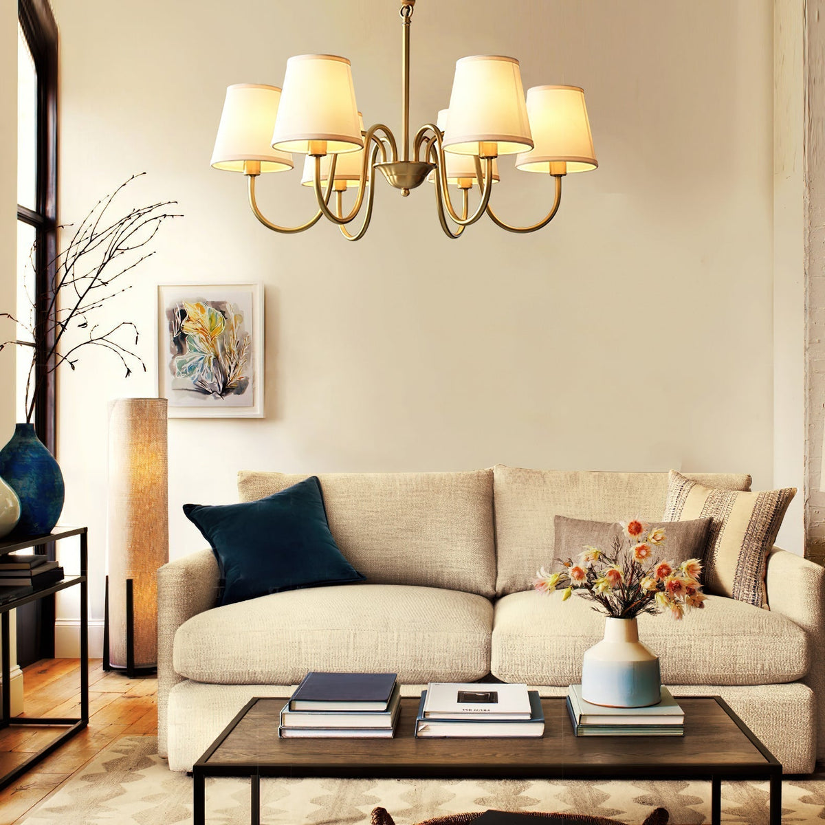 Candelabro tradicional de tecido Stacey Dalen