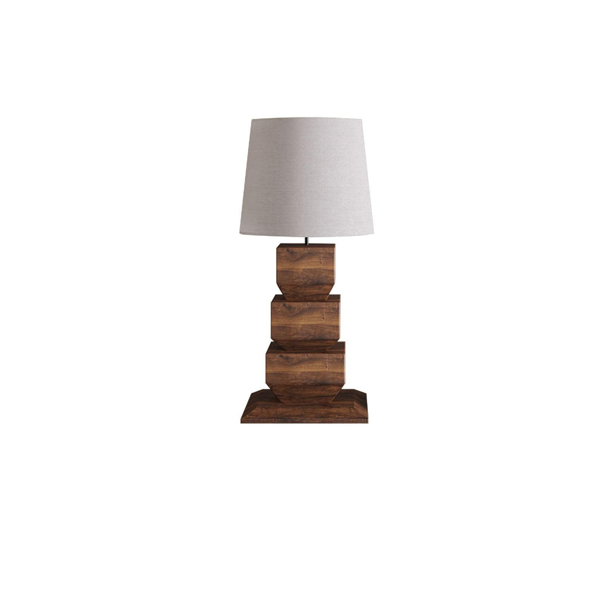 Saev stablet træbordlampe