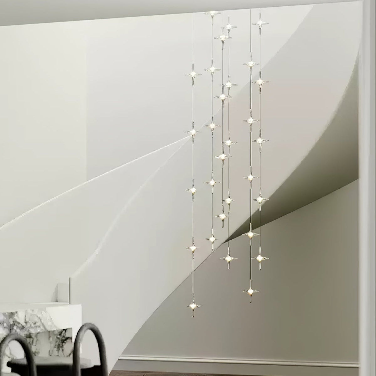 Candelabro de escadaria Varcienne Starfall