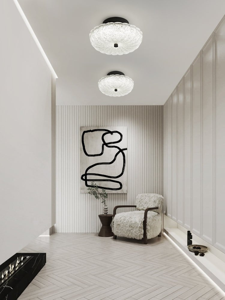 Evraeel moderne minimalistisk stjernesprængt glasloftslampe