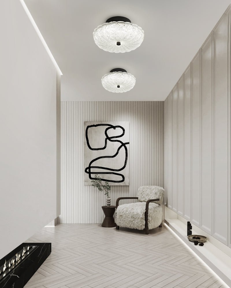 Evraeel moderne minimalistisk stjernesprængt glasloftslampe