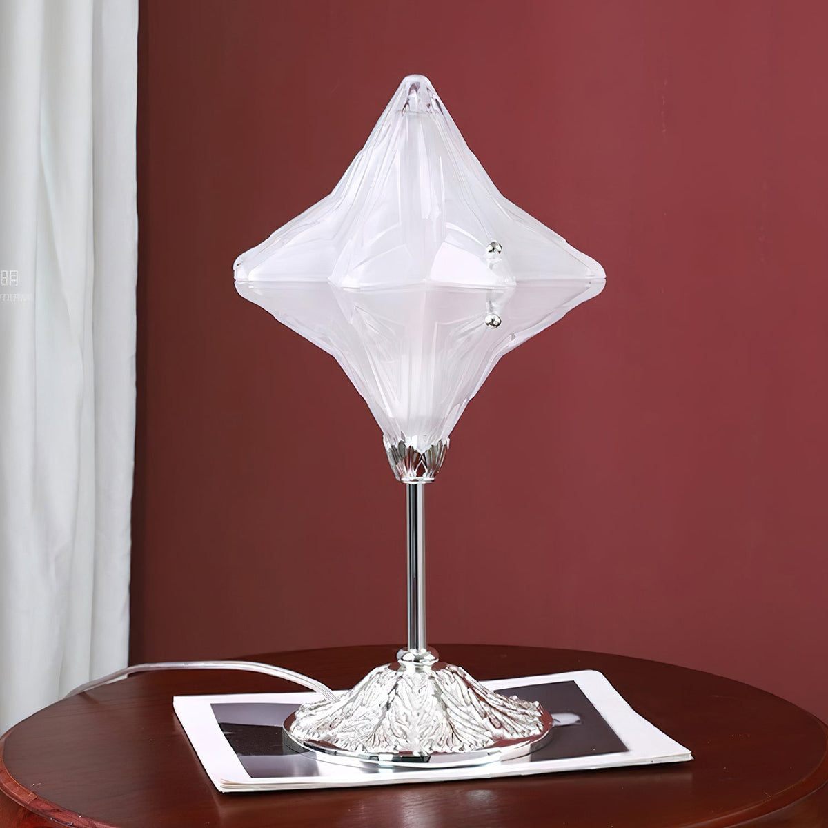 Travertin-bordlampe