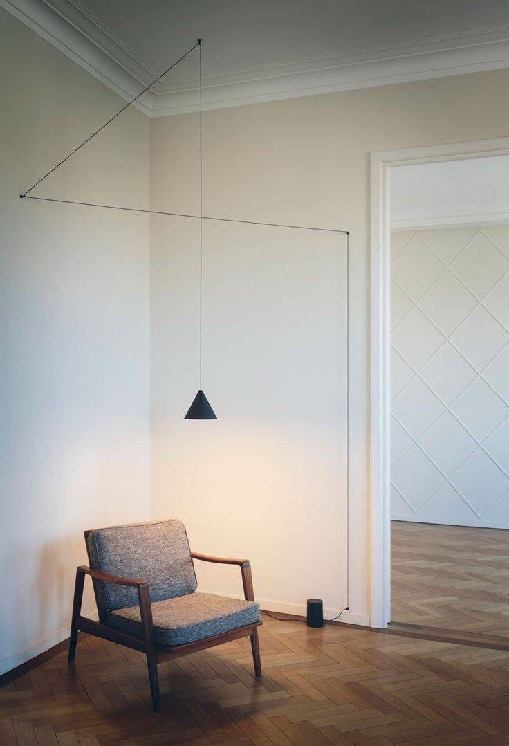 Fio minimalistisk pendellampa i plast