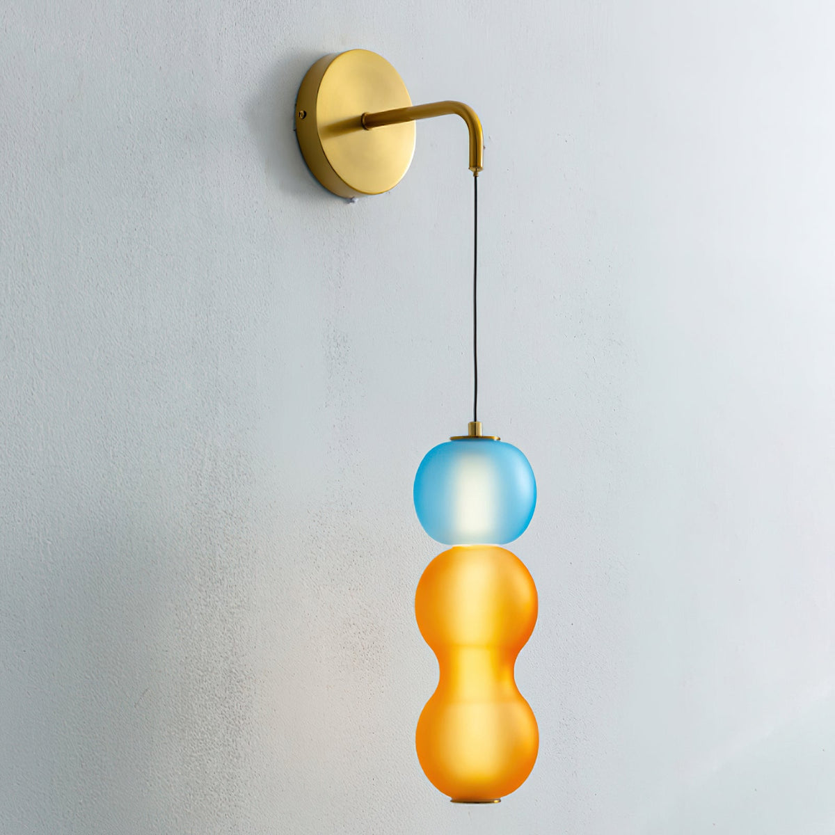 Eurtalia moderne minimalistisk væglampe i glas