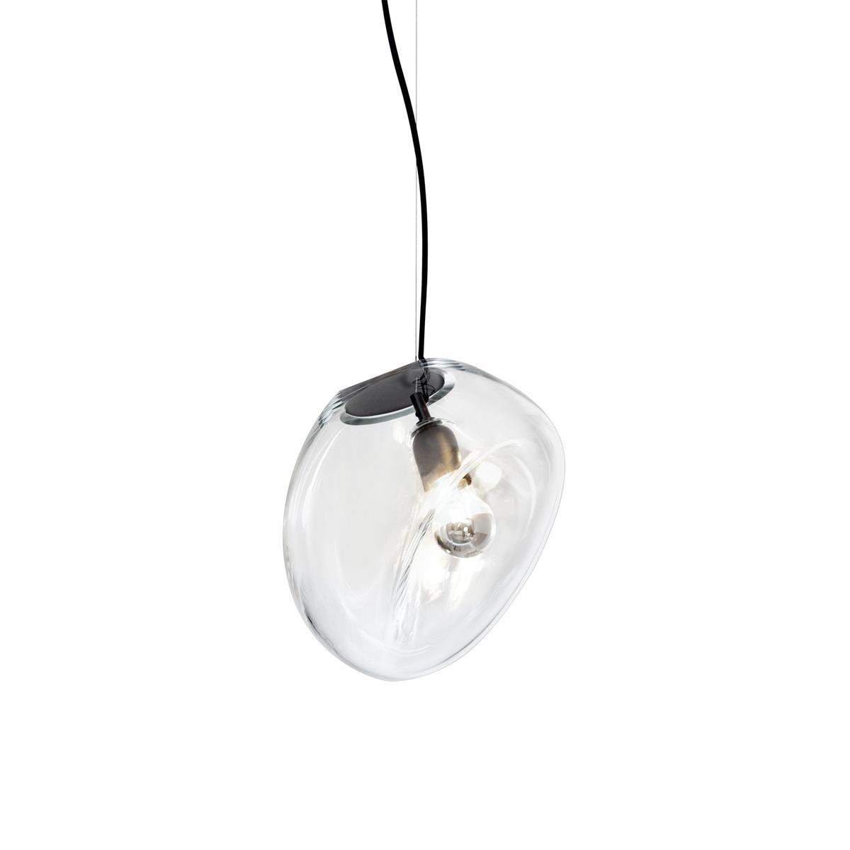 Luz pendente de vidro minimalista Rune