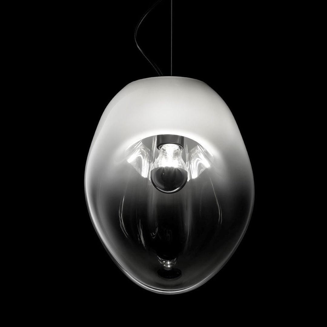 Luz pendente de vidro minimalista Rune