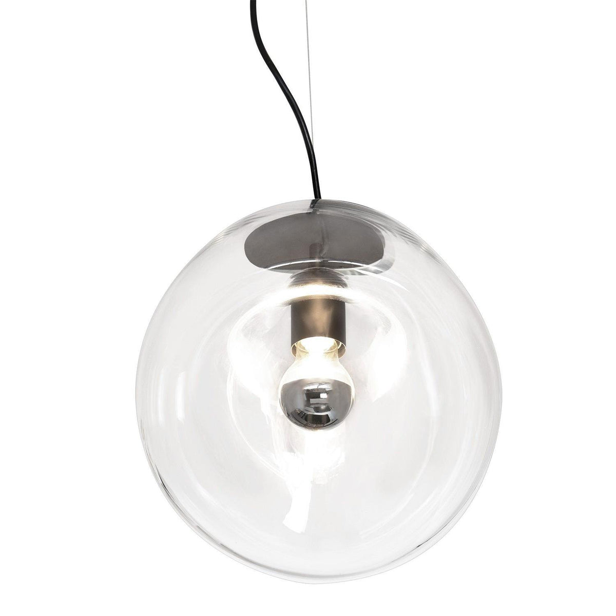 Luz pendente de vidro minimalista Rune