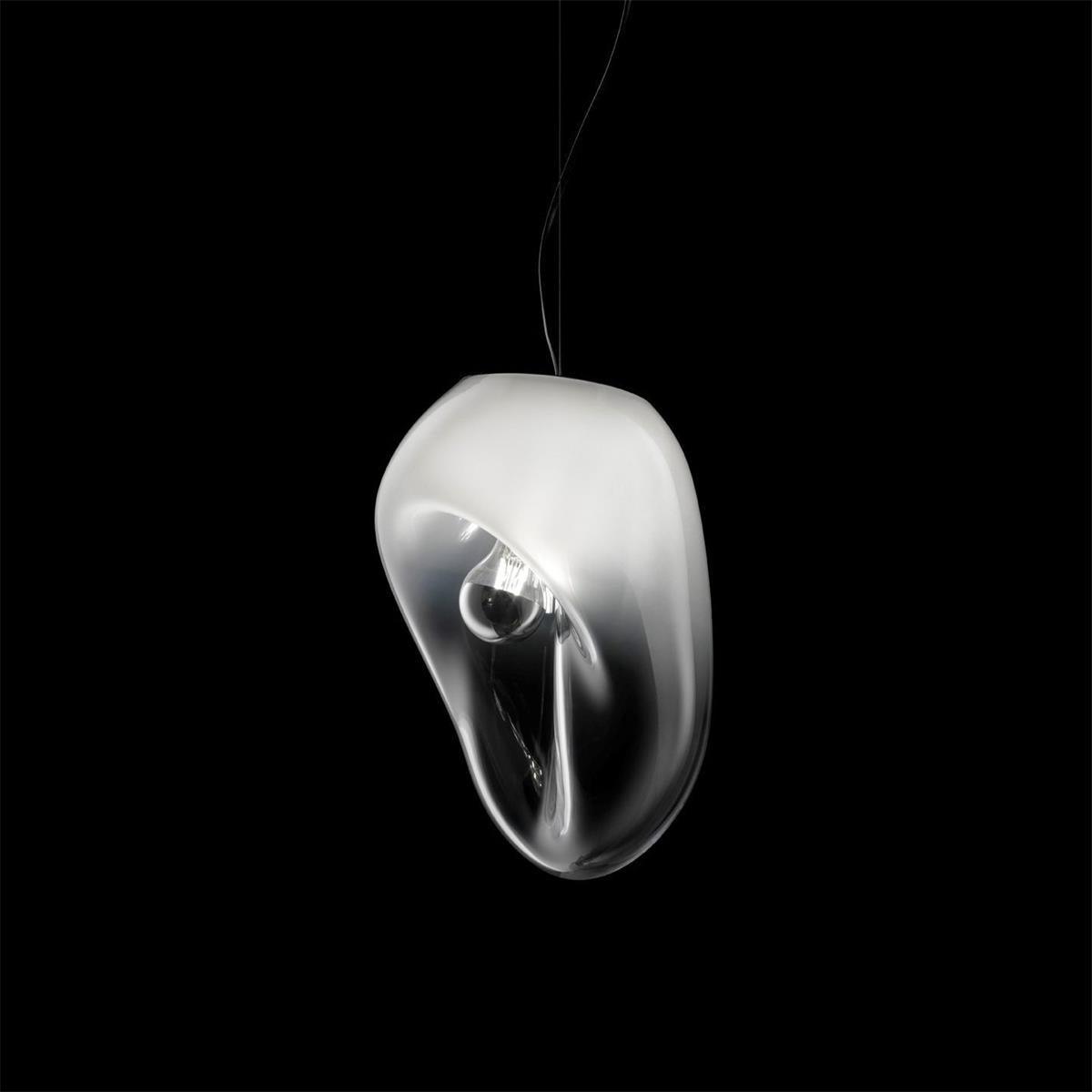 Luz pendente de vidro minimalista Rune