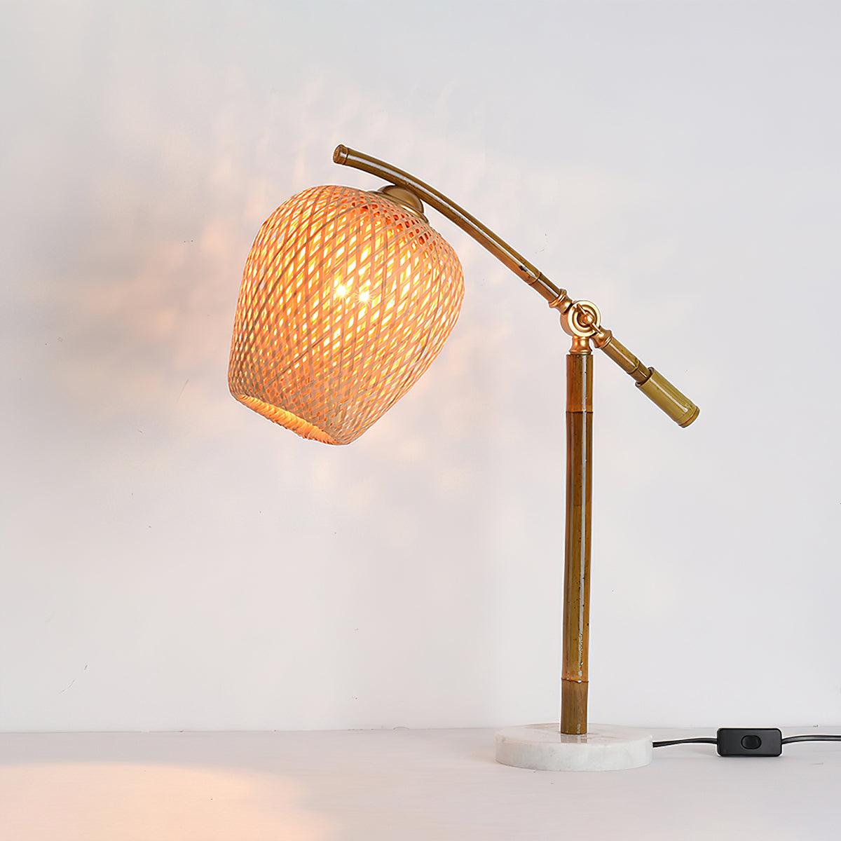 Zanell zeninspirerad bordslampa i bambu