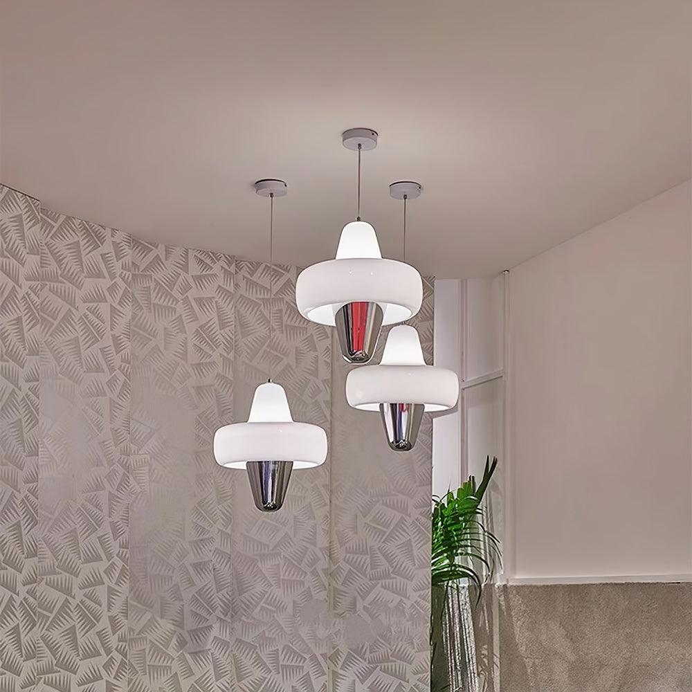 Nuvia minimalistisk pendellampe i glas