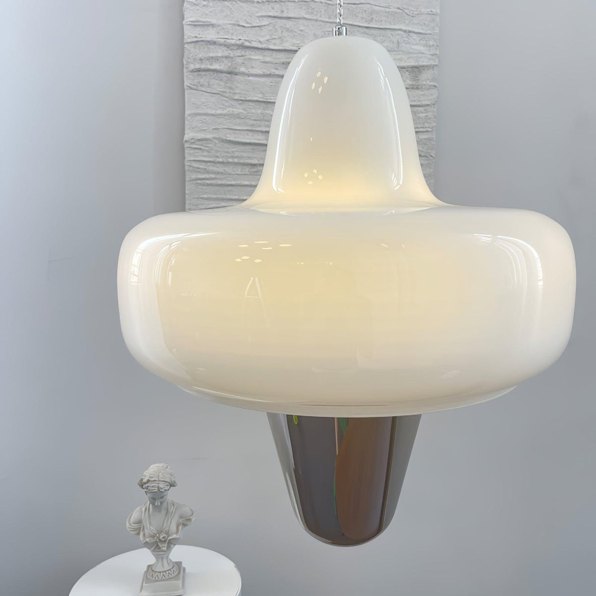 Nuvia minimalistisk pendellampe i glas